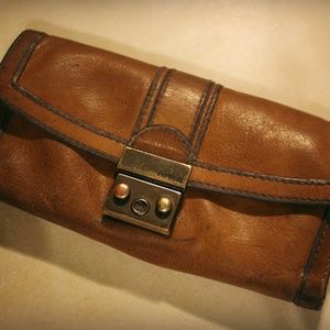 Womens Leather Fossil Wallet